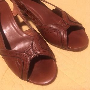 Frye slingback heels